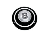 Hells Kitchen Choppers 8 Ball Derby Cover 3 Hole Black Satin Hells Kitchen Choppers Default Title