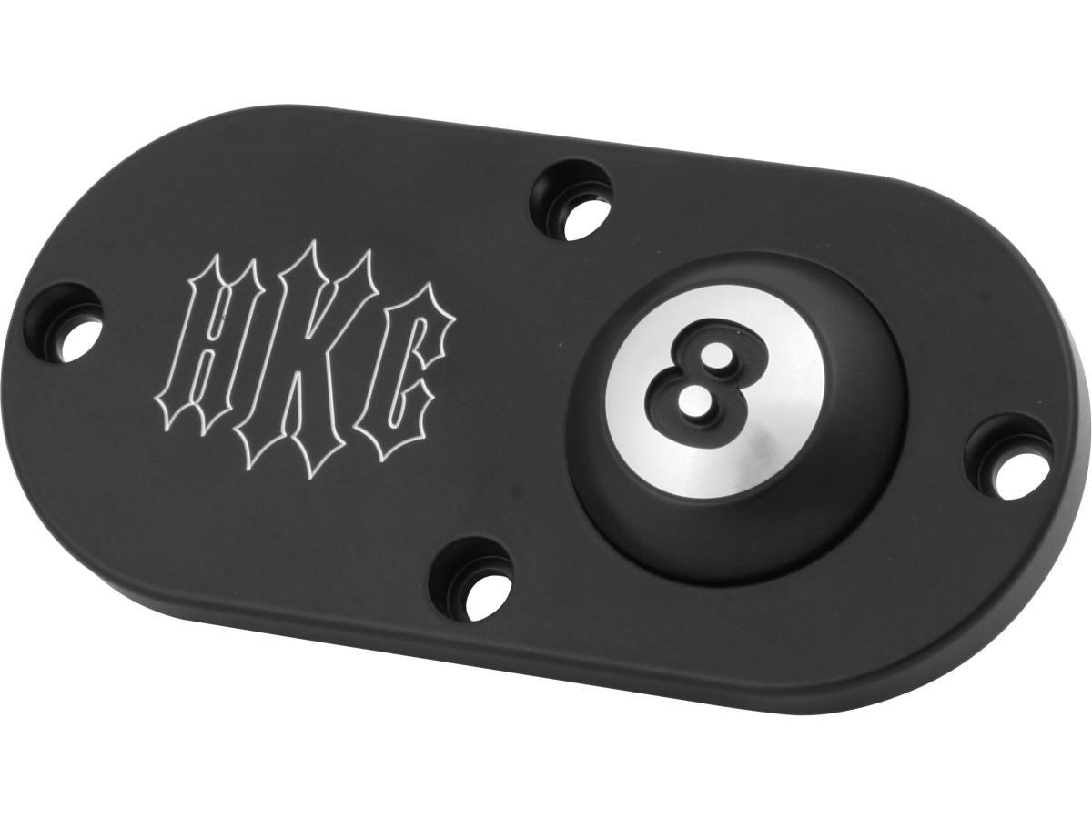 Hells Kitchen Choppers 8 Ball Inpsection Cover Black Satin Hells Kitchen Choppers Default Title