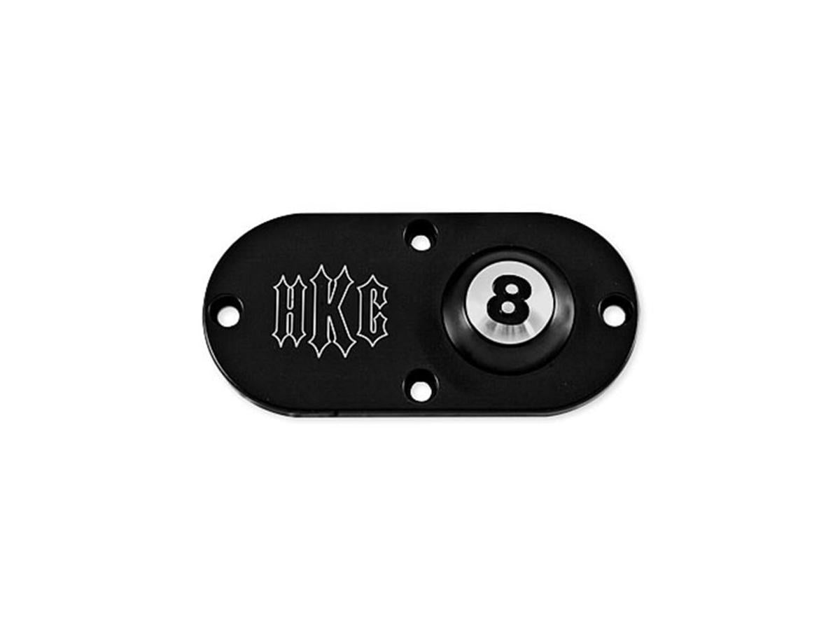 Hells Kitchen Choppers 8 Ball Inpsection Cover Black Satin Hells Kitchen Choppers Default Title