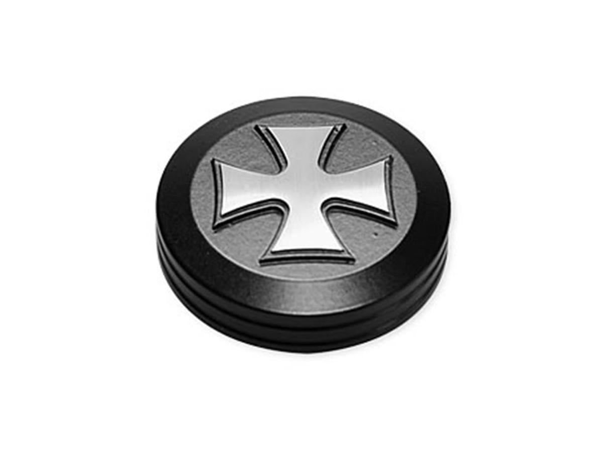 Hells Kitchen Choppers Hkc Bkl. Cross Oil Tank Cap Oil Tank Plug Cap Iron Cross Hells Kitchen Choppers Default Title