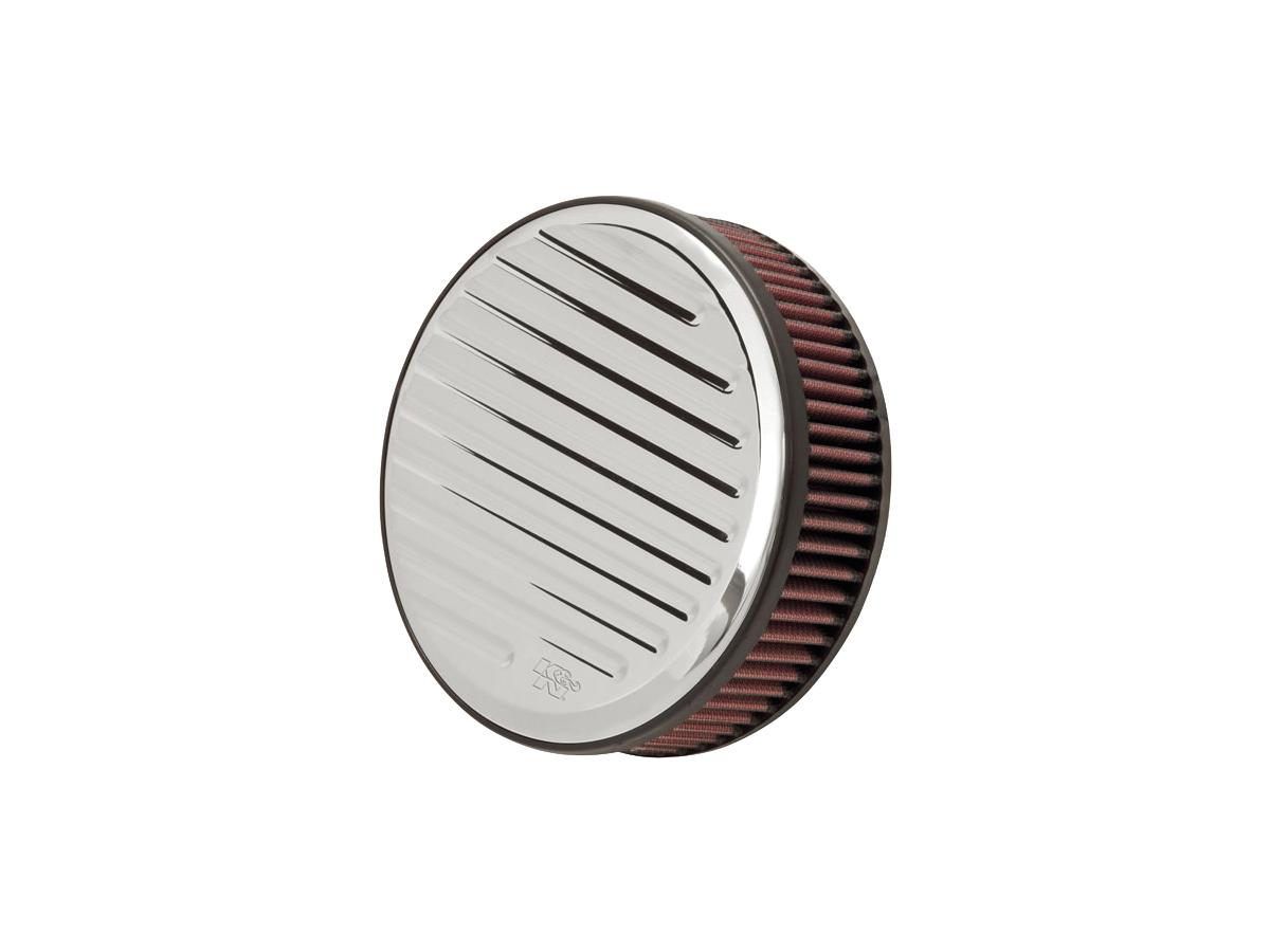 K&Amp;N Round Grooved Air Cleaner Aluminium K&Amp;N