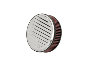 K&Amp;N Round Grooved Air Cleaner Aluminium K&Amp;N