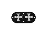 Hells Kitchen Choppers Cross Inpsection Cover Black Satin Hells Kitchen Choppers Default Title