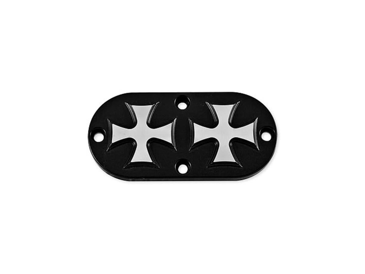 Hells Kitchen Choppers Cross Inpsection Cover Black Satin Hells Kitchen Choppers Default Title