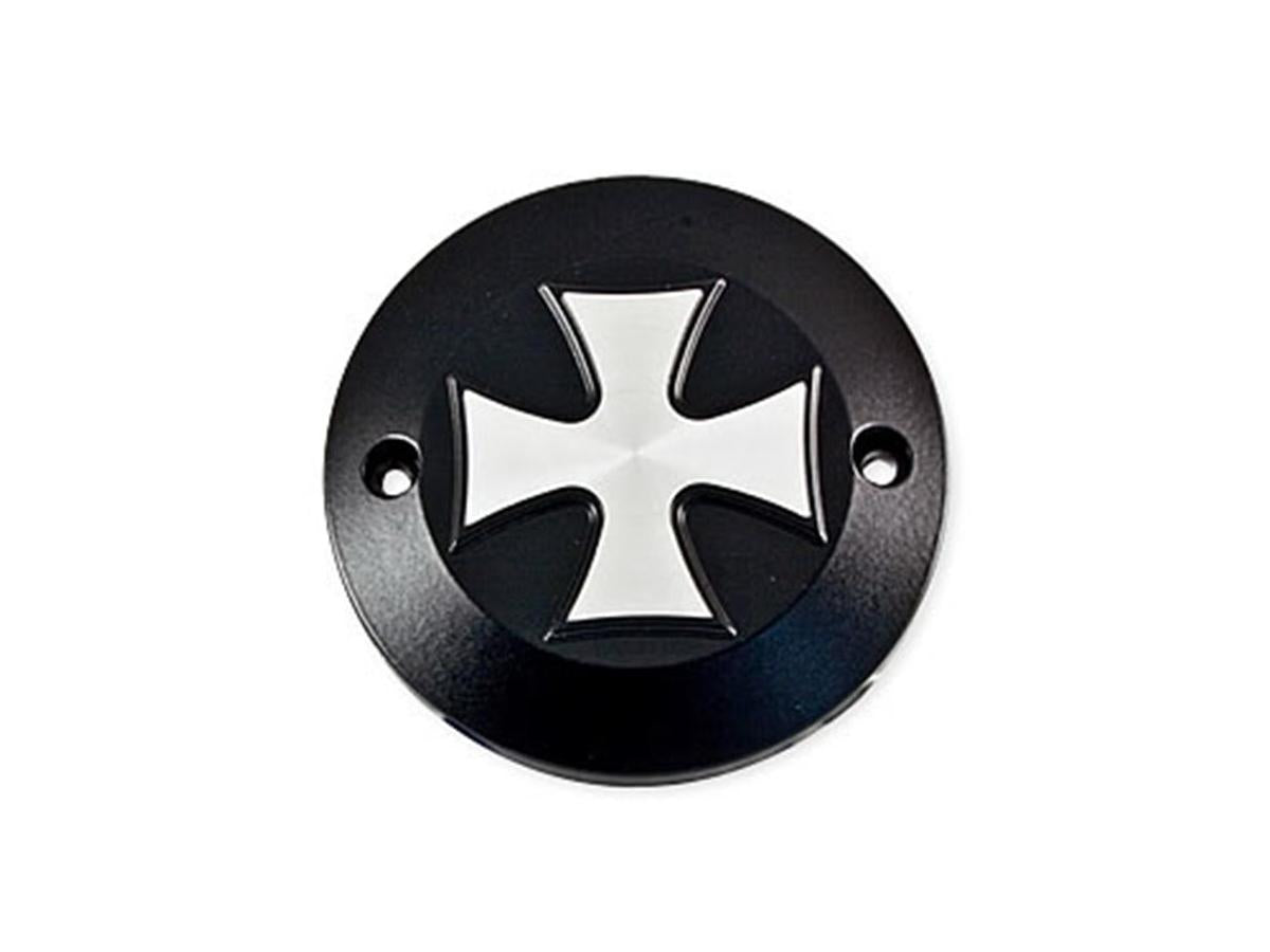 Hells Kitchen Choppers Point Cover Iron Cross, 2 Hole Polished Hells Kitchen Choppers Default Title