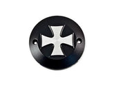 Hells Kitchen Choppers Point Cover Iron Cross, 2 Hole Polished Hells Kitchen Choppers Default Title
