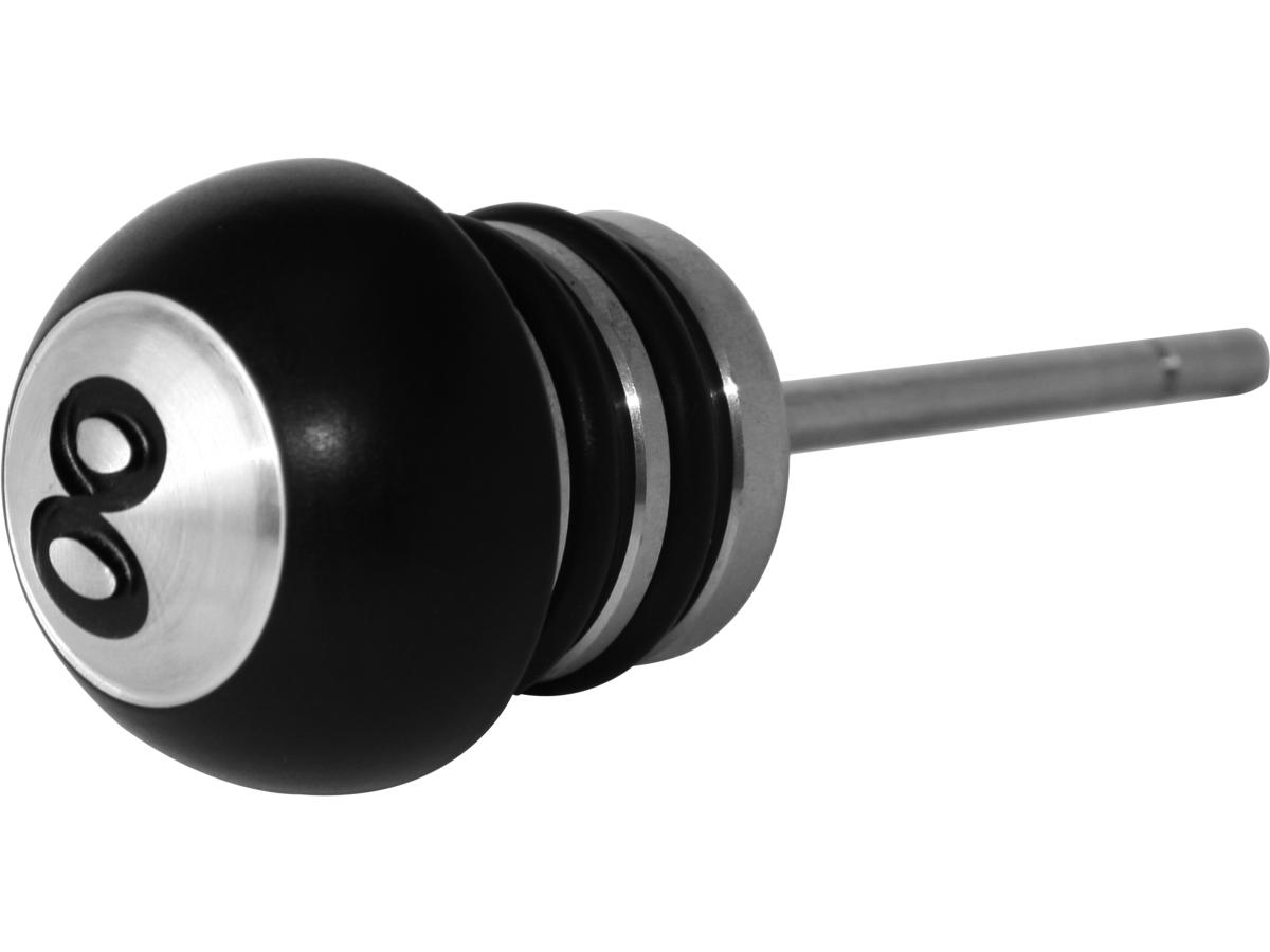 Hells Kitchen Choppers 8 Ball Oil Tank Plug Dipstick Black Hells Kitchen Choppers Default Title