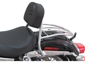 Fehling Driver Sissy Bar With Pad And Rack Chrome Fehling Default Title