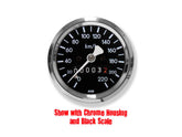 Mmb 60mm Basic Speedometer Scale: 120 Mph; Scale Color: White Chrome 60.0 Mm Mmb Default Title