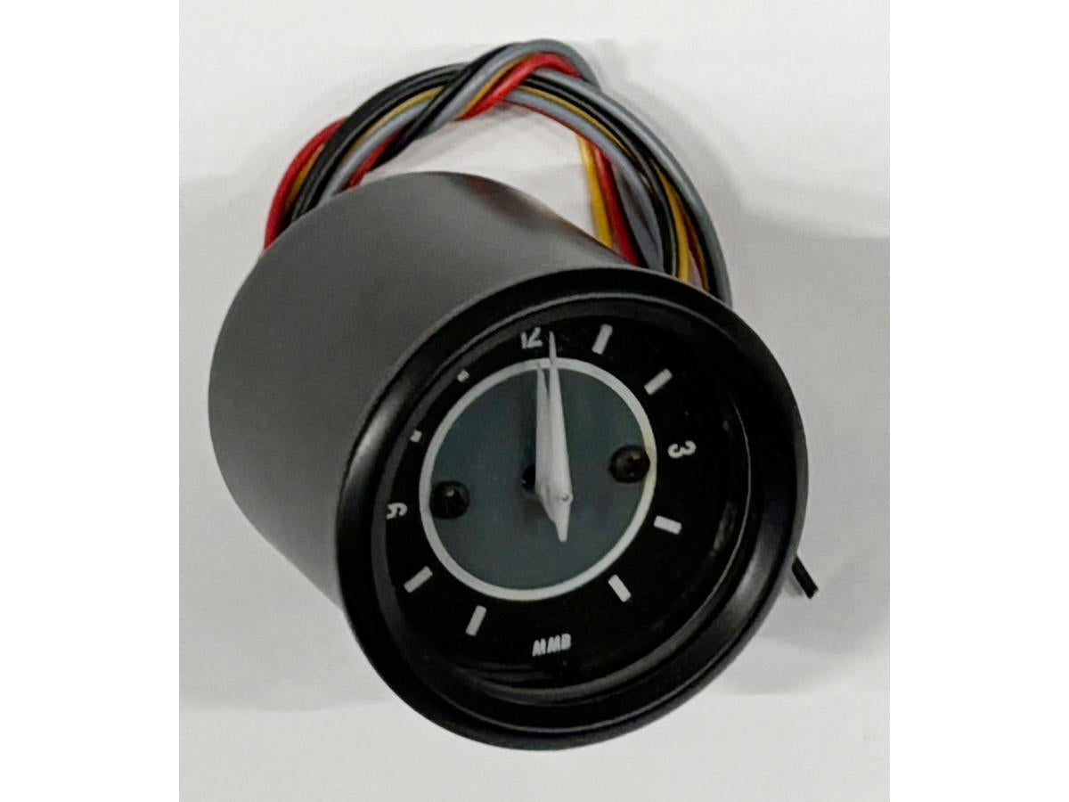 Mmb Clock Target Blk Blue Light Clock Mmb Default Title