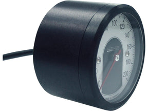 Motogadget Motoscope Tiny Speedometer Scale: 200 Mph; 200 Km/H; Scale Color: White Black 49 Mm Motogadget Default Title