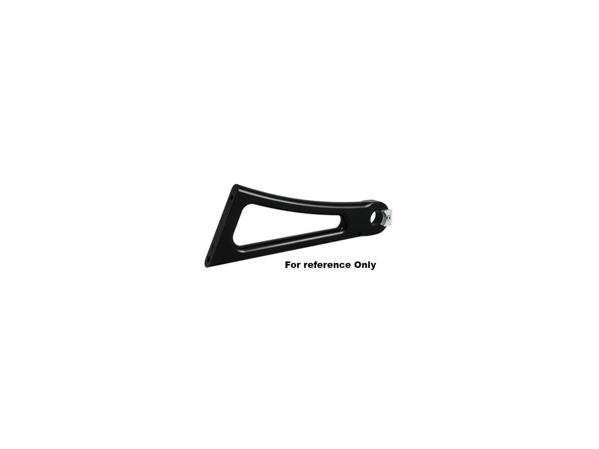 Hells Kitchen Choppers Axle Mount Side Mount License Plate Bracket For 1" Axles Black Hells Kitchen Choppers Default Title