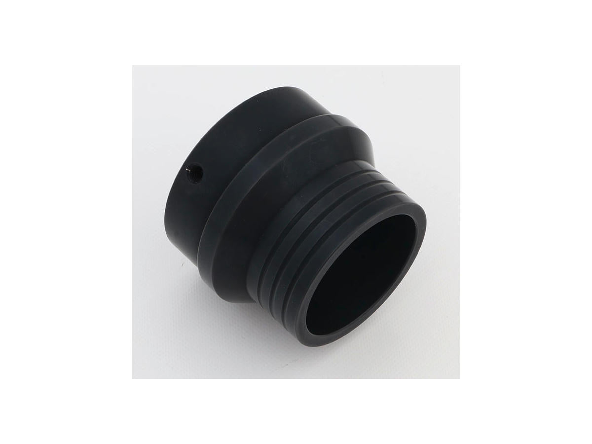 Bsl Straight Endcap E3 Blk. Staight Billet End Caps Black 70 Mm Bsl Default Title