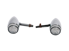 Rbs Softtouch Grip Set With Led Front And Rear Turn Signals Aluminium 1" Throttle Cables Rbs