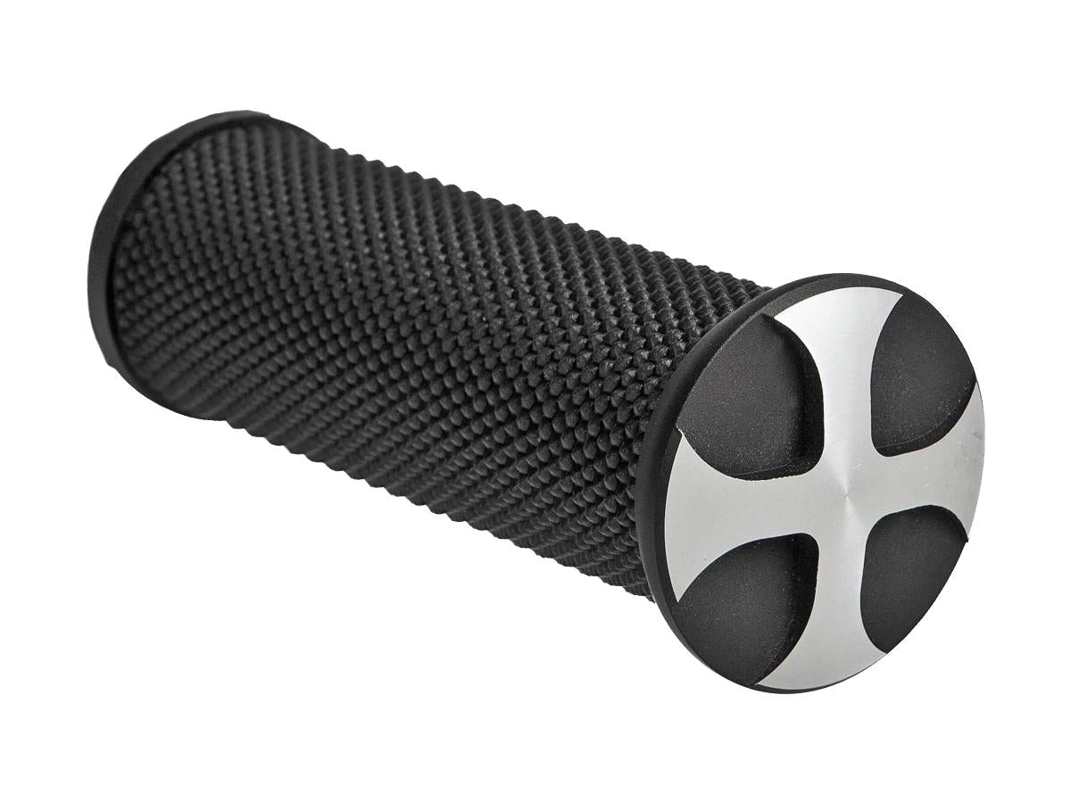 Thunderbike Cross Base Grip And Footpeg Toppers Bi Color Anodized Thunderbike