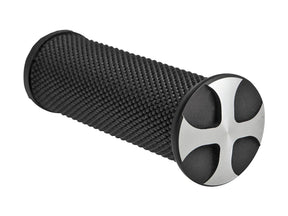 Thunderbike Cross Base Grip And Footpeg Toppers Bi Color Anodized Thunderbike
