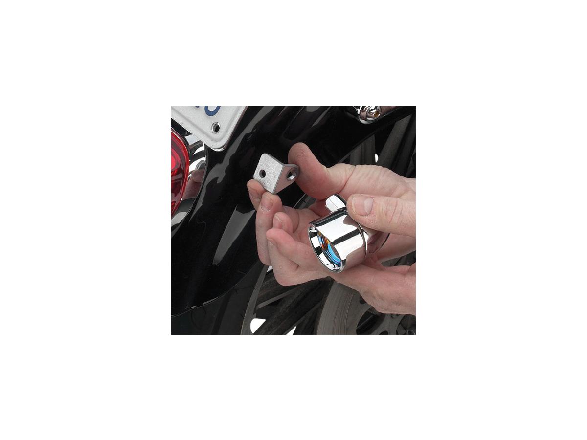 Cycle Visions Little Light Turn Signal Bracket Chrome Cycle Visions Default Title