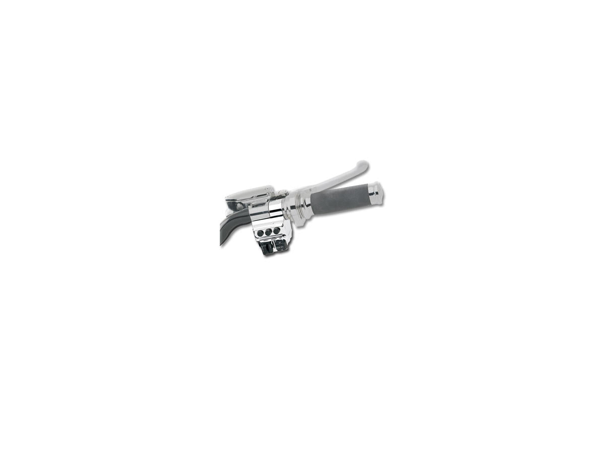 Performance Machine Contour Switch Housing Assembly Four Button (2 Oem Switches), Brake Side Chrome 1" Performance Machine Default Title