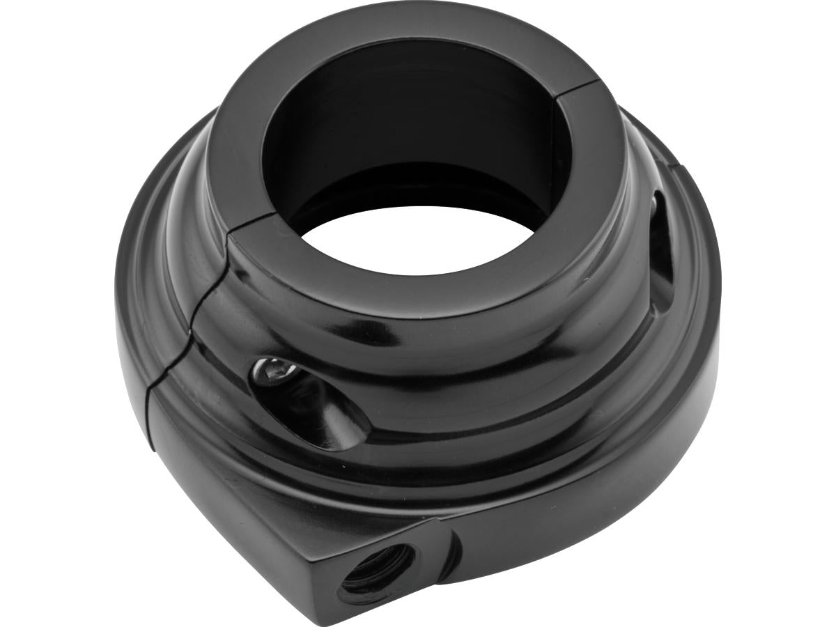 Performance Machine Contour Throttle Clamp Housing For Screw On Cables Black 1" Single Cable Performance Machine Default Title