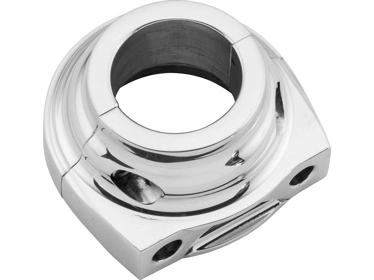 Performance Machine Contour Throttle Clamp Housing For Clip On Cables Chrome 1" Dual Cable Performance Machine Default Title