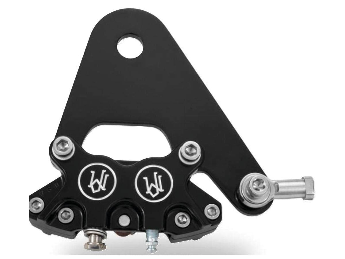 Performance Machine Classic 4 Piston Rear Brake Caliper Contrast Cut Performance Machine Default Title
