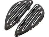 Arlen Ness Deep Cut Driver Floorboards Black Cut Anodized Arlen Ness Default Title