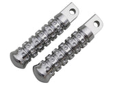 Cycle Kraft Ribbed Foot Pegs Chrome Cycle Kraft Default Title