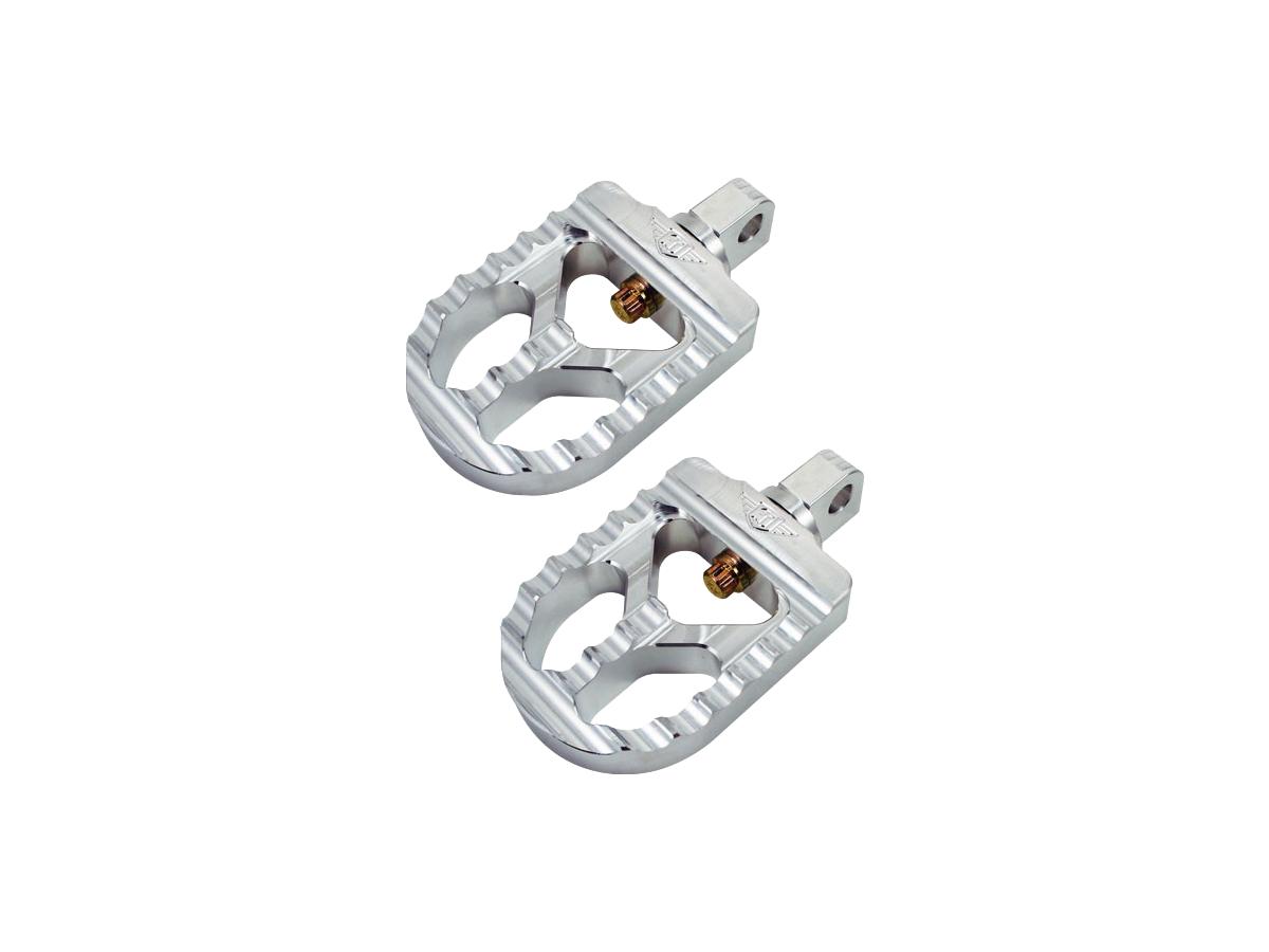 Joker Machine Short Serrated Adjustable Foot Pegs Short Version Aluminium Satin Joker Machine Default Title