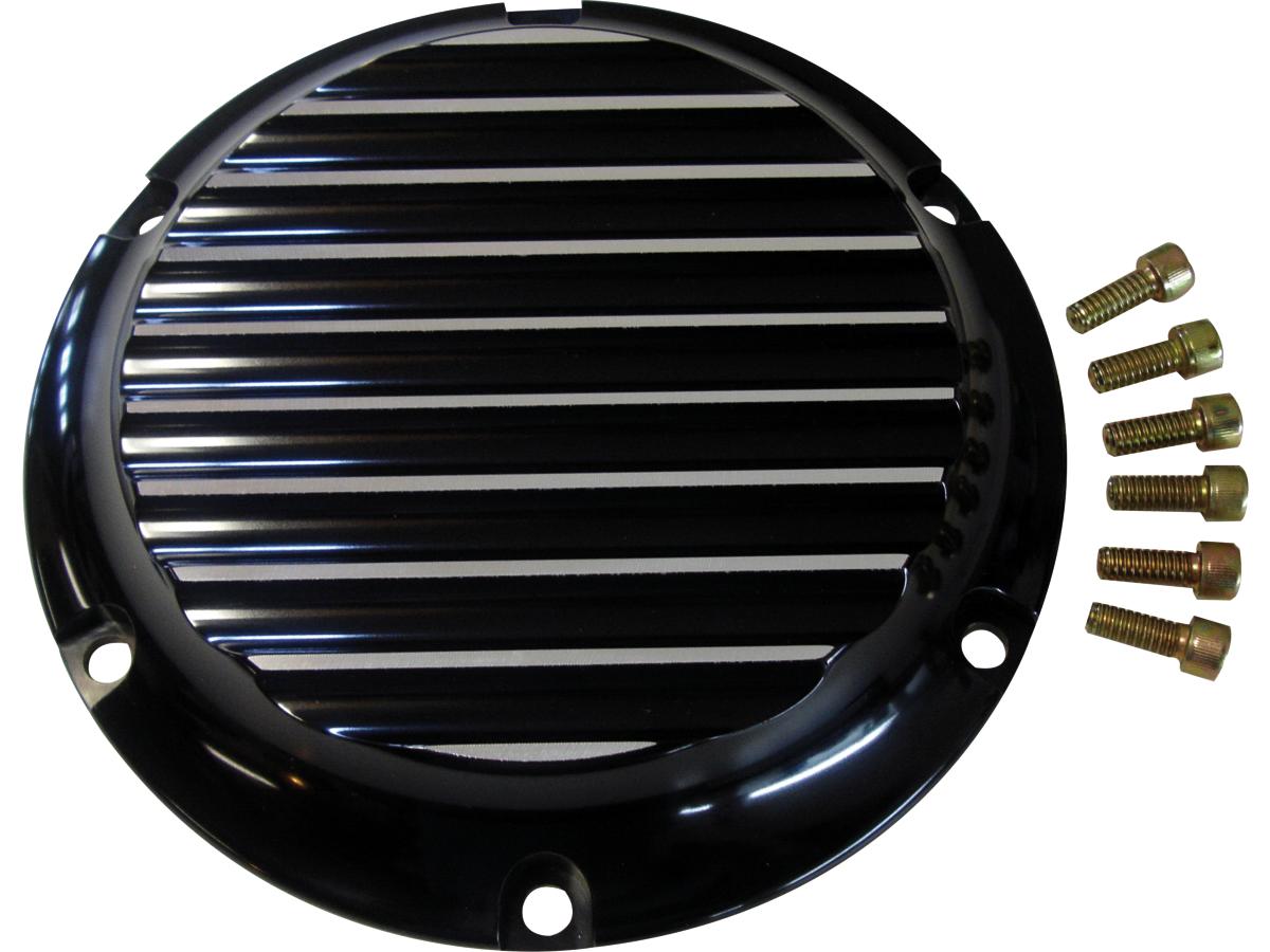 Joker Machine Finned Derby Cover 6 Hole Black Anodized Joker Machine Default Title