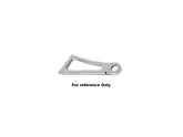 Hells Kitchen Choppers Axle Mount Side Mount License Plate Bracket For 1" Axles Aluminium Polished Hells Kitchen Choppers Default Title