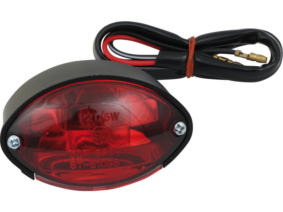 Cce Micro Cateye Taillight Without License Plate Bracket Black Dual Filament Cce Default Title