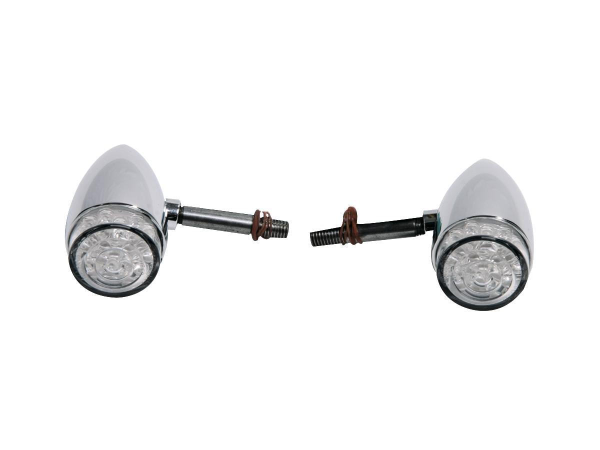 Rbs Bullet Led Turn Signal Aluminium Clear Led Rbs Default Title