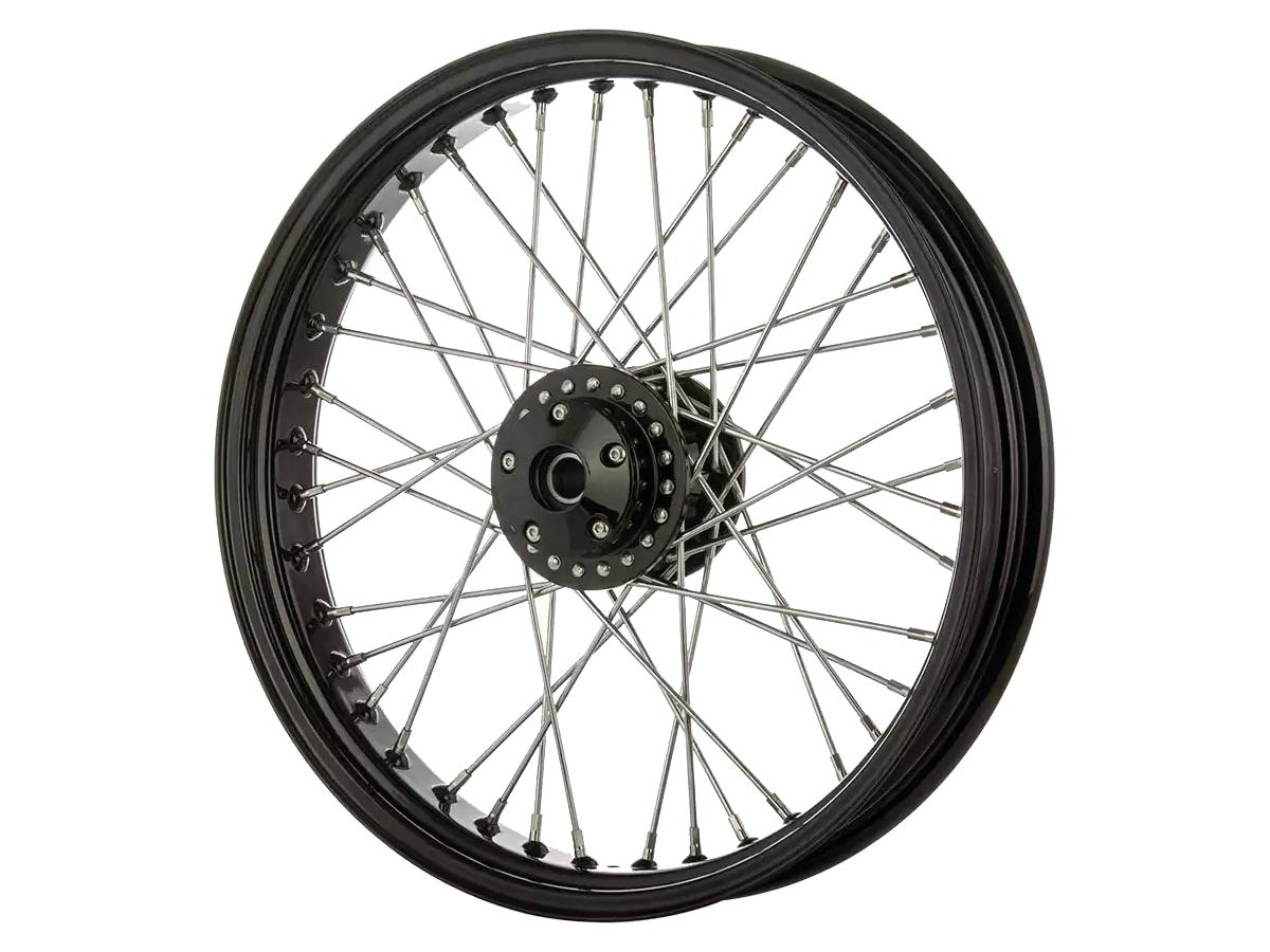 Tts Blk. Whl/Assy 21 X2.15 Front 40 Sp. S/F Wheel Assembly Kits Tts Default Title