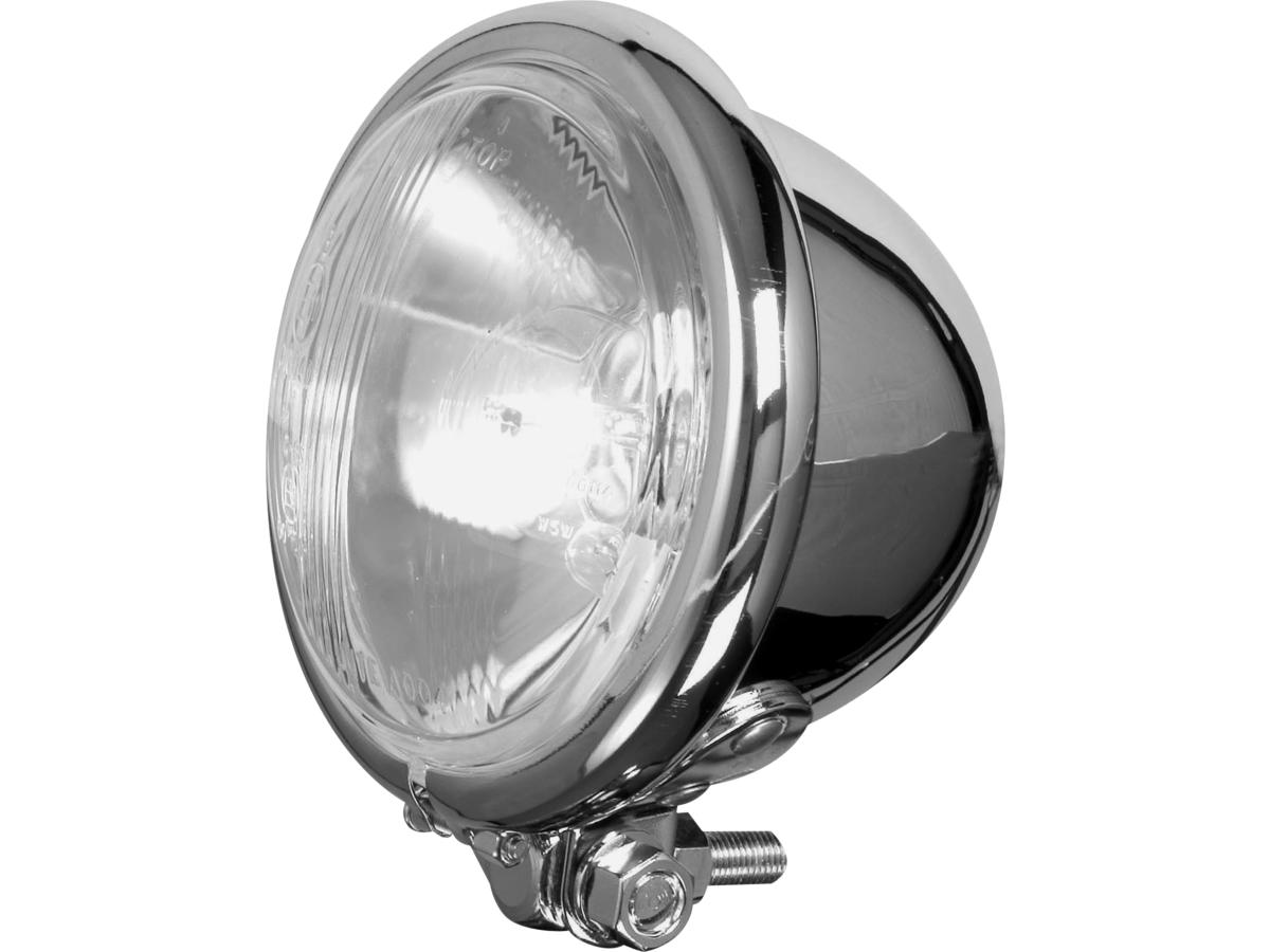 Cce Bates Style 5 3/4" Headlight Chrome Halogen Cce Default Title