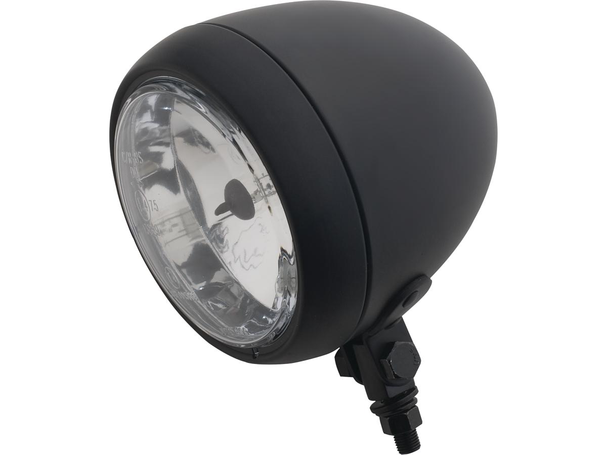 Cce Smooth 4 1/2" Headlight Black Powder Coated Halogen Cce Default Title