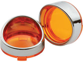 Cce Visor Bezel Kit For Deuce Style Turn Signals Amber Lens Chrome Cce Default Title