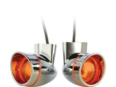 Cce Bullet Visor Turn Signal Chrome Amber Cce Default Title