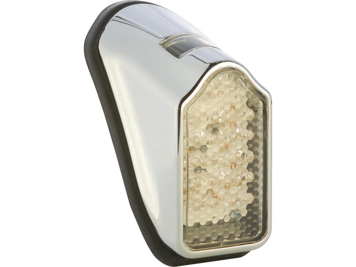 Cce Mini Tombstone Led Taillight Chrome Clear Led Cce Default Title