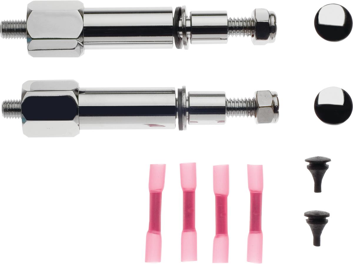 Cce Round Support Stud Turn Signal Relocation Kit Chrome Cce Default Title