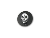Cce Skull Point Cover 2 Hole, Horizontal Black Chrome Cce Default Title
