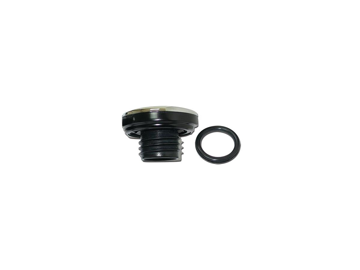 Cce Custom Flamed Gas Cap Right Side Cap Only (Vented) Black Cce