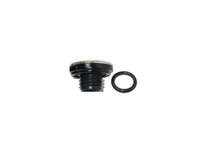 Cce Custom Flamed Gas Cap Left Side Cap Only (Non Vented) Black Cce