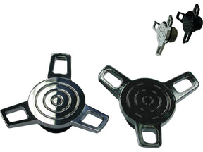 Cce Spinner Gas Cap Left Side Cap Only (Non Vented) Chrome Cce Default Title