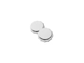 Cce Deluxe Scalloped Gas Cap Left Side Cap Only (Non Vented) Chrome Cce Default Title