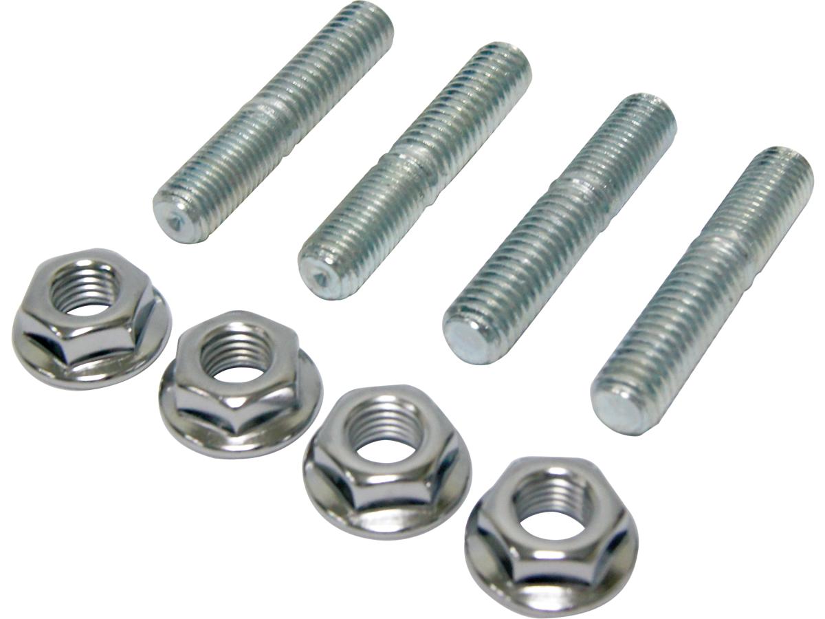 Cce Exhaust Studs And Nut Kit Exhaust Studs And Nuts Kit Chrome Cce Default Title