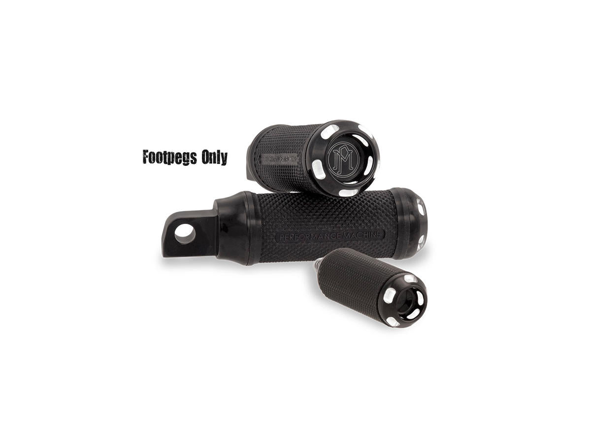 Performance Machine Apex Footpegs 45 Degree Black Performance Machine Default Title