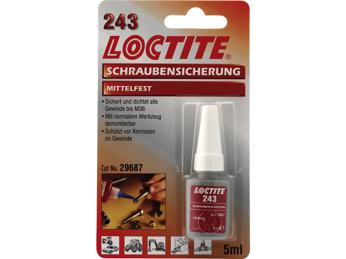 Loctite Loctite Threadlocker 243 Low Strenghts 5ml Loctite Default Title