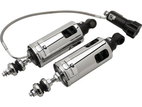 Progressive Suspension 422 Series With Remote Adjustable Preload Twin Shocks With Remote Preload Adjuster Chrome Progressive Suspension Default Title