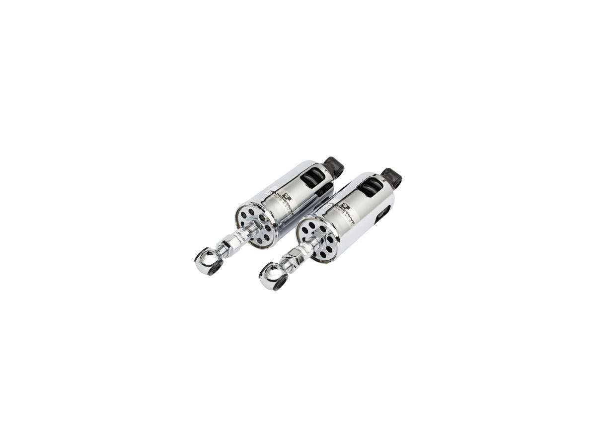 Progressive Suspension 422 Series 2" Adjustable Twin Shocks For Softail Models Heavy Duty Version For Two Up Or Heavily Loaded Bikes Chrome Progressive Suspension Default Title