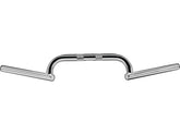 Burly Brand 1" Clubman Handlebar Dimpled 3 Hole Chrome 1" Burly Brand Default Title
